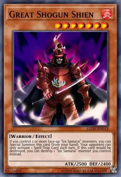 Edison Rulings for Great Shogun Shien